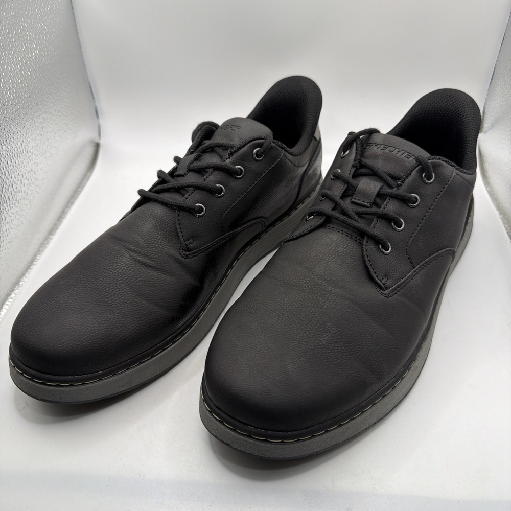 Skechers hands-free swift Fit men's Slip On Black No Bending Shoe. Size 11
